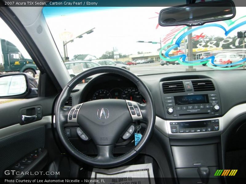 Carbon Gray Pearl / Ebony 2007 Acura TSX Sedan