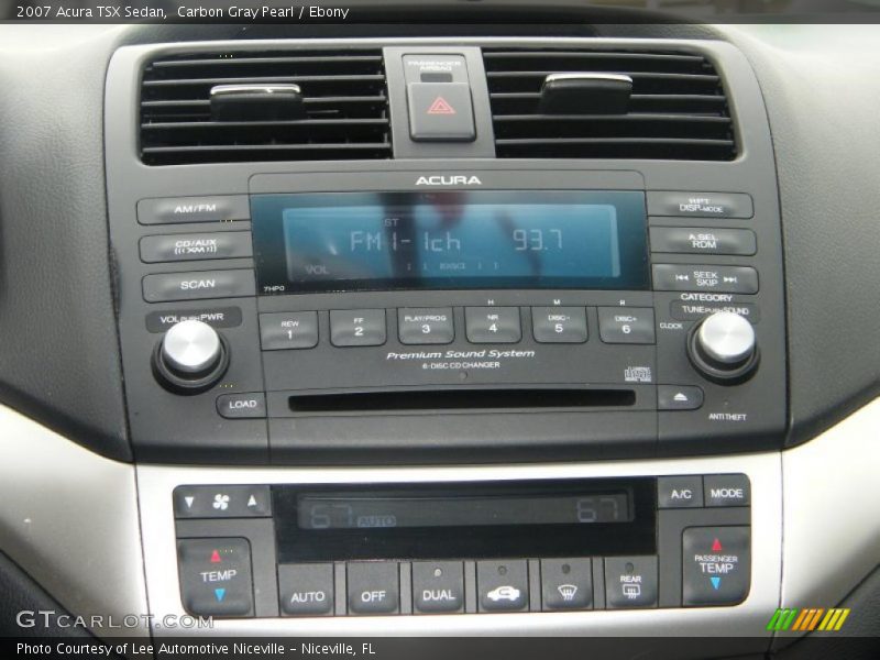 Carbon Gray Pearl / Ebony 2007 Acura TSX Sedan