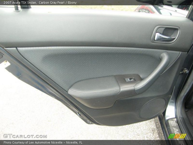 Carbon Gray Pearl / Ebony 2007 Acura TSX Sedan