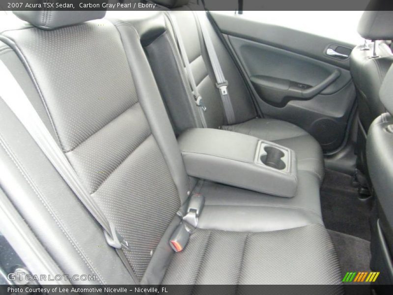 Carbon Gray Pearl / Ebony 2007 Acura TSX Sedan
