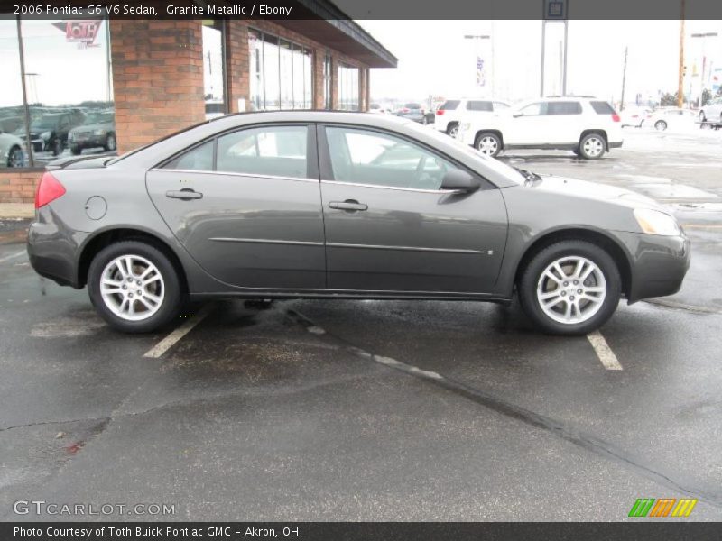 Granite Metallic / Ebony 2006 Pontiac G6 V6 Sedan