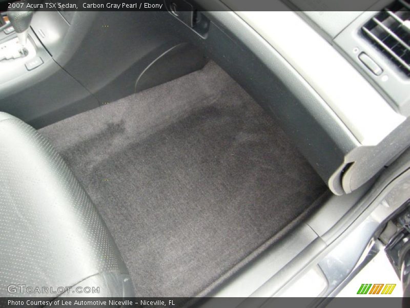 Carbon Gray Pearl / Ebony 2007 Acura TSX Sedan