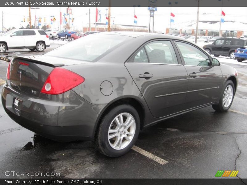 Granite Metallic / Ebony 2006 Pontiac G6 V6 Sedan
