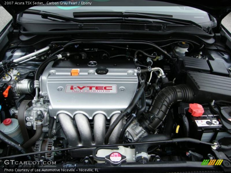 Carbon Gray Pearl / Ebony 2007 Acura TSX Sedan