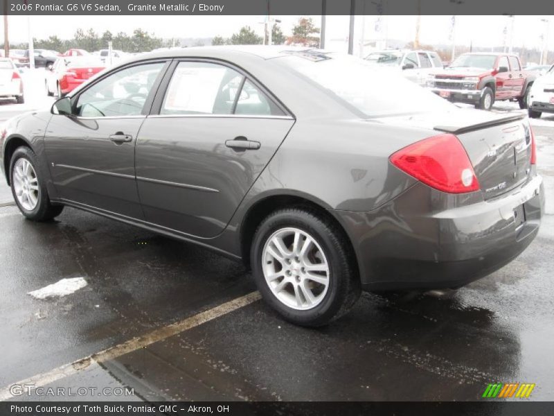 Granite Metallic / Ebony 2006 Pontiac G6 V6 Sedan