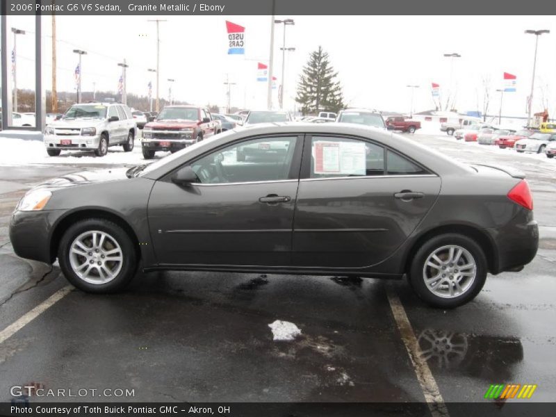 Granite Metallic / Ebony 2006 Pontiac G6 V6 Sedan