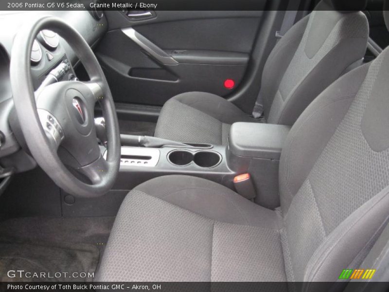 Granite Metallic / Ebony 2006 Pontiac G6 V6 Sedan
