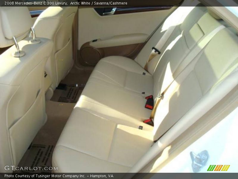 Arctic White / Savanna/Cashmere 2008 Mercedes-Benz C 300 Luxury