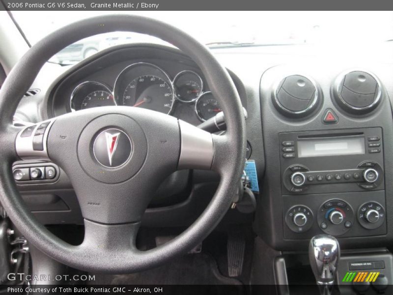 Granite Metallic / Ebony 2006 Pontiac G6 V6 Sedan