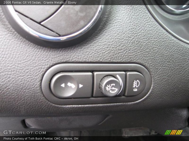 Granite Metallic / Ebony 2006 Pontiac G6 V6 Sedan