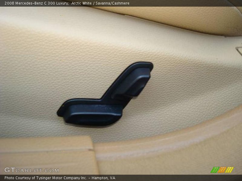 Arctic White / Savanna/Cashmere 2008 Mercedes-Benz C 300 Luxury