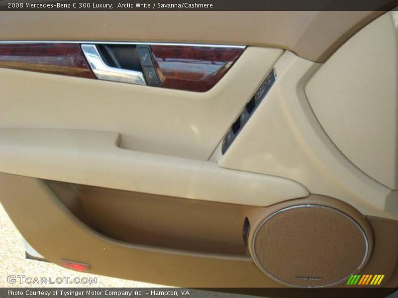 Arctic White / Savanna/Cashmere 2008 Mercedes-Benz C 300 Luxury