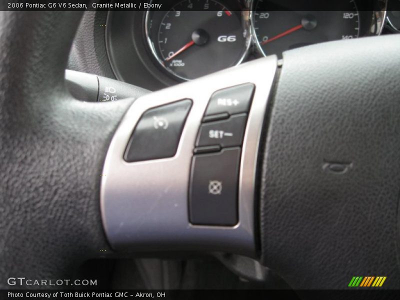 Granite Metallic / Ebony 2006 Pontiac G6 V6 Sedan