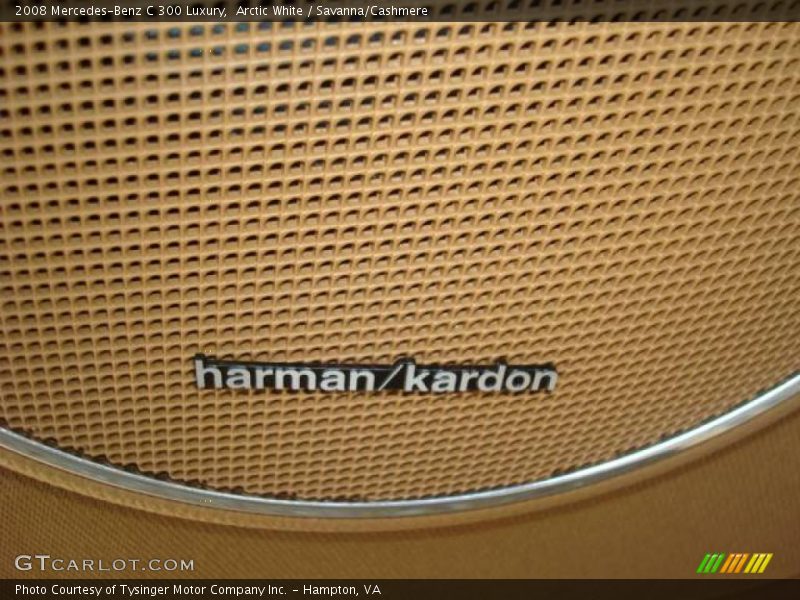 Arctic White / Savanna/Cashmere 2008 Mercedes-Benz C 300 Luxury