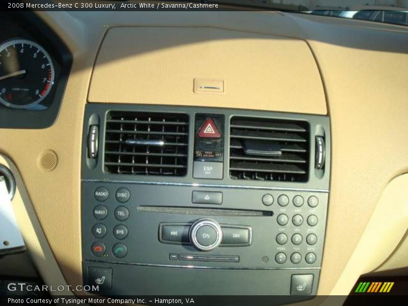 Arctic White / Savanna/Cashmere 2008 Mercedes-Benz C 300 Luxury
