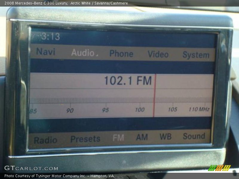 Arctic White / Savanna/Cashmere 2008 Mercedes-Benz C 300 Luxury