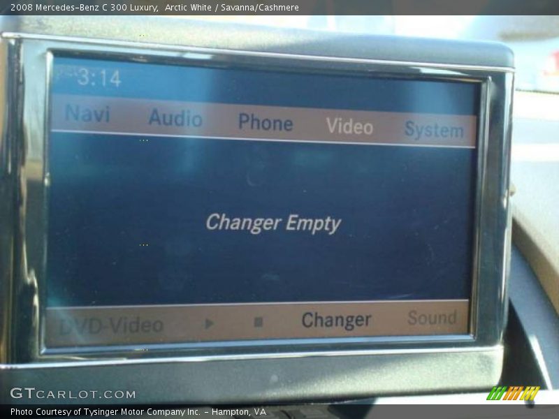 Arctic White / Savanna/Cashmere 2008 Mercedes-Benz C 300 Luxury