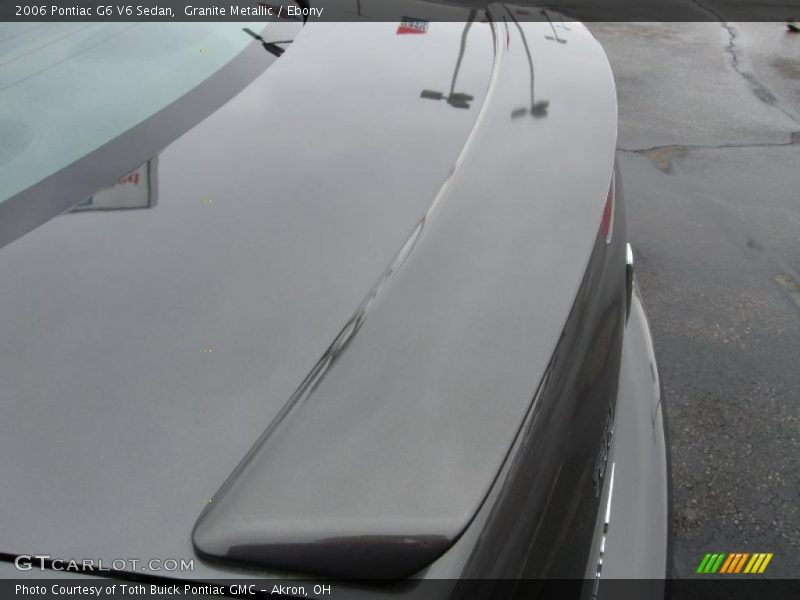 Granite Metallic / Ebony 2006 Pontiac G6 V6 Sedan