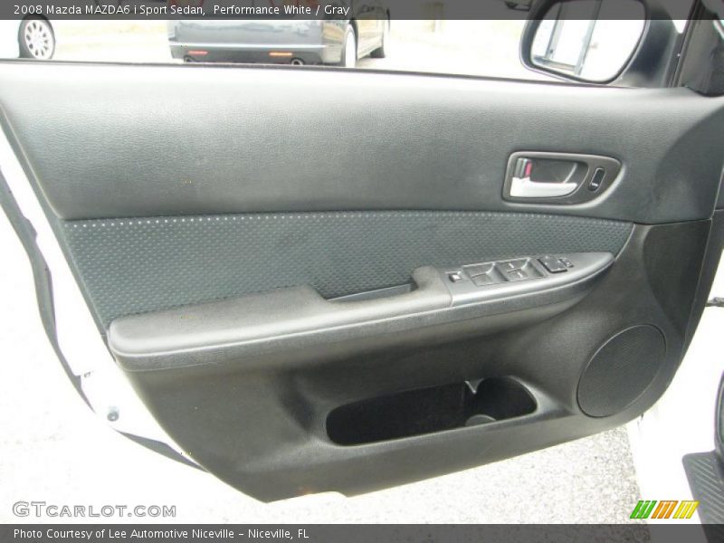 Performance White / Gray 2008 Mazda MAZDA6 i Sport Sedan