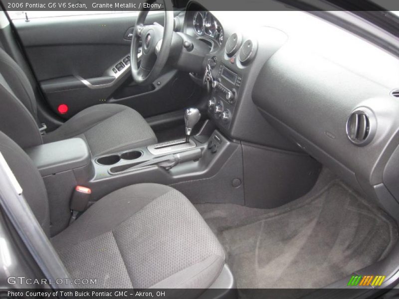 Granite Metallic / Ebony 2006 Pontiac G6 V6 Sedan