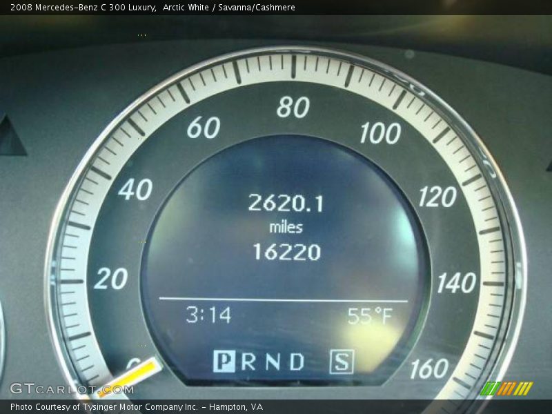 Arctic White / Savanna/Cashmere 2008 Mercedes-Benz C 300 Luxury