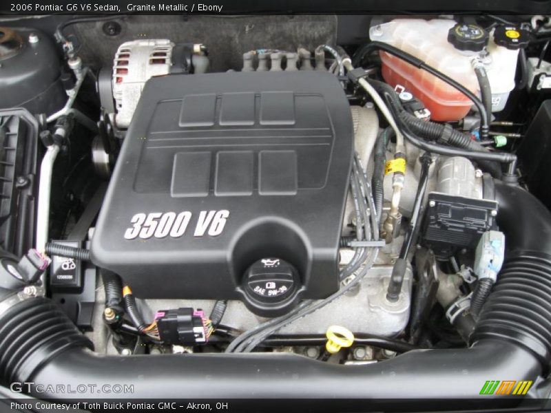 Granite Metallic / Ebony 2006 Pontiac G6 V6 Sedan