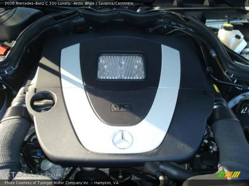 Arctic White / Savanna/Cashmere 2008 Mercedes-Benz C 300 Luxury