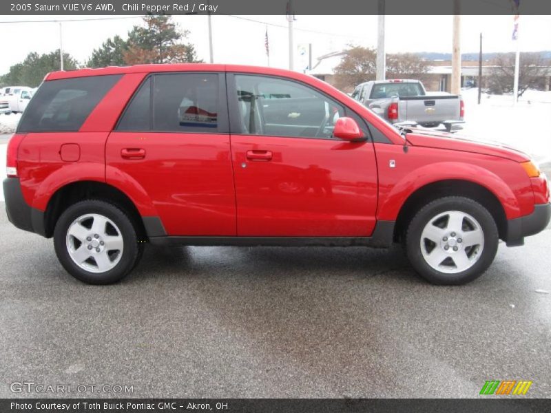 Chili Pepper Red / Gray 2005 Saturn VUE V6 AWD