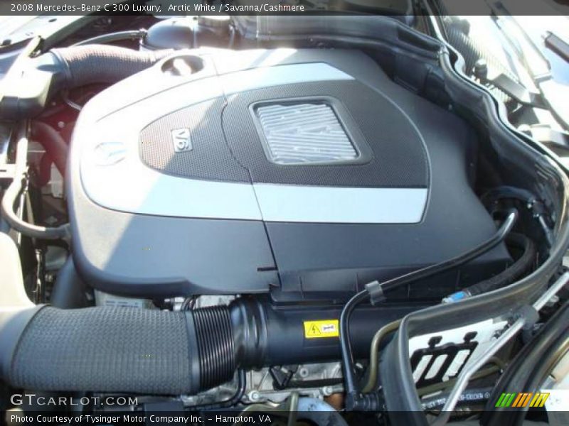 Arctic White / Savanna/Cashmere 2008 Mercedes-Benz C 300 Luxury
