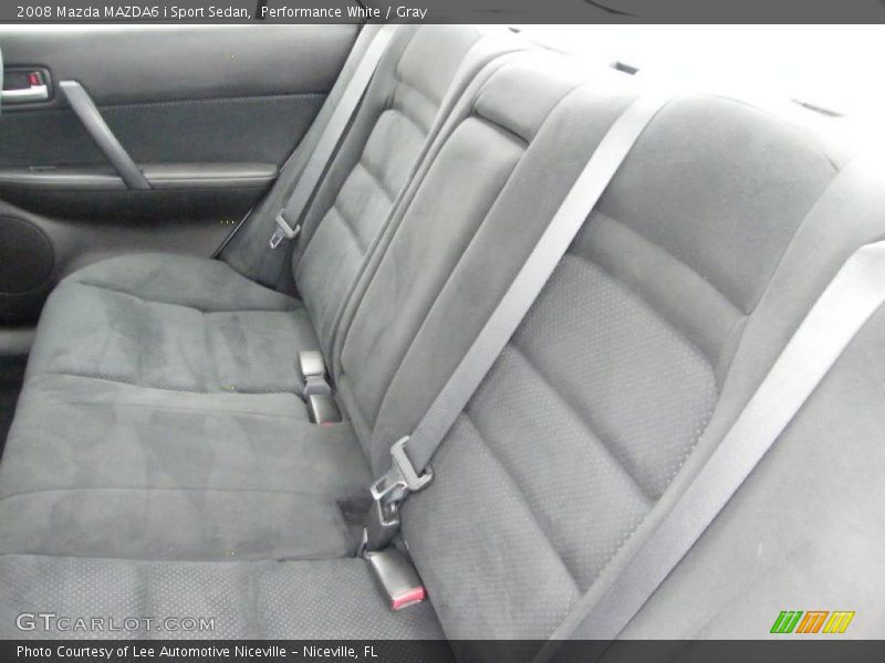 Performance White / Gray 2008 Mazda MAZDA6 i Sport Sedan