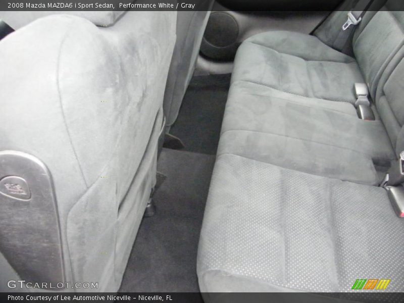 Performance White / Gray 2008 Mazda MAZDA6 i Sport Sedan