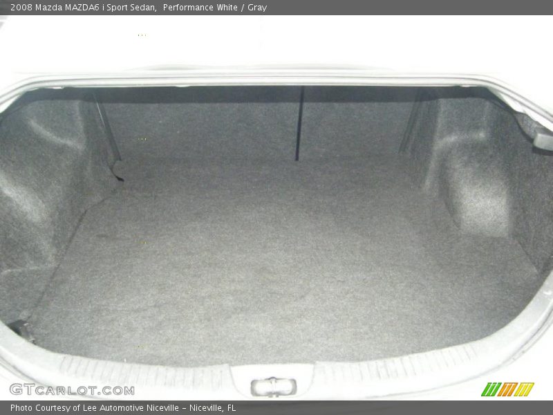 Performance White / Gray 2008 Mazda MAZDA6 i Sport Sedan