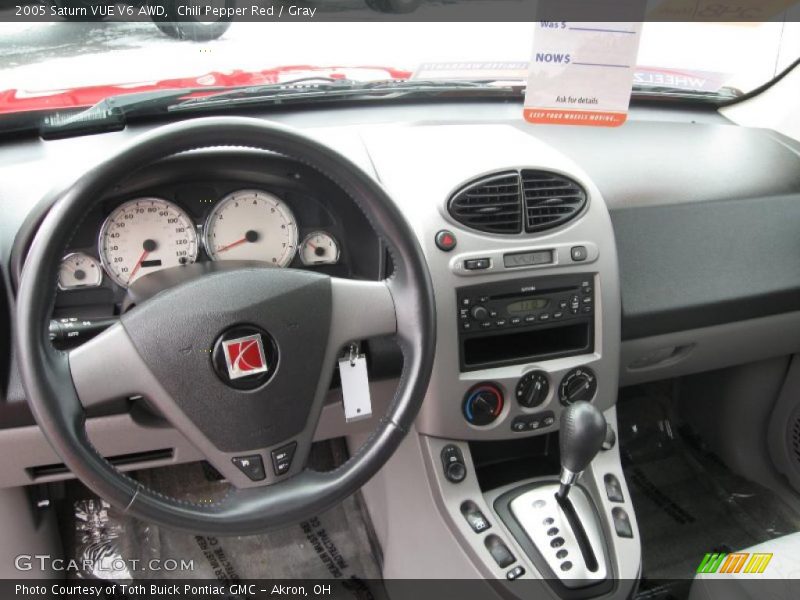Chili Pepper Red / Gray 2005 Saturn VUE V6 AWD