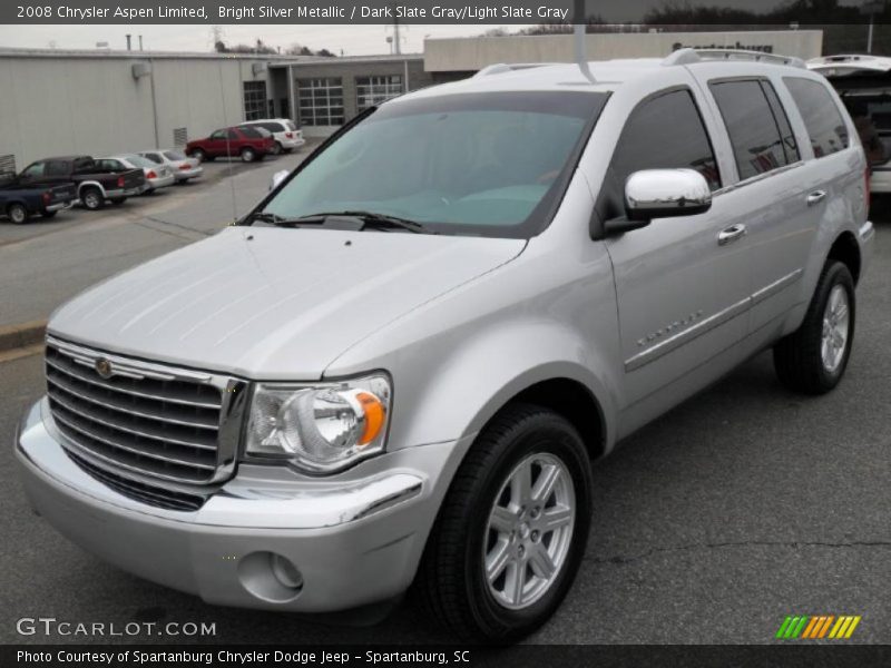 Bright Silver Metallic / Dark Slate Gray/Light Slate Gray 2008 Chrysler Aspen Limited