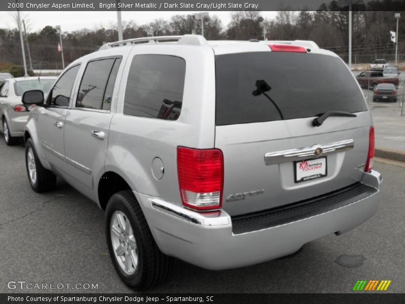 Bright Silver Metallic / Dark Slate Gray/Light Slate Gray 2008 Chrysler Aspen Limited