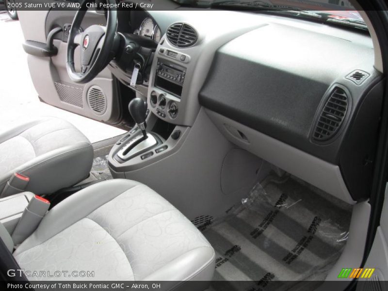 Chili Pepper Red / Gray 2005 Saturn VUE V6 AWD