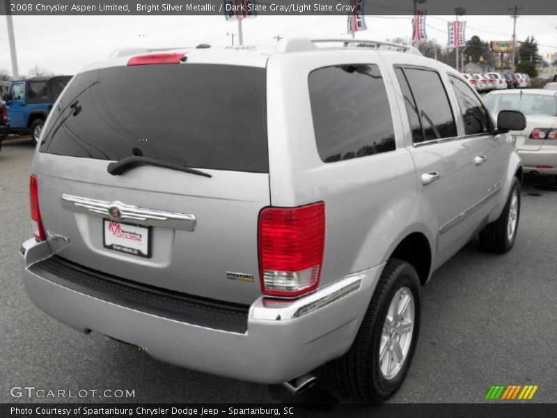 Bright Silver Metallic / Dark Slate Gray/Light Slate Gray 2008 Chrysler Aspen Limited
