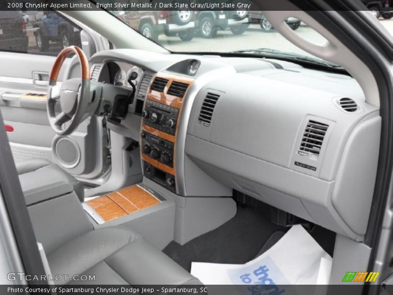 Bright Silver Metallic / Dark Slate Gray/Light Slate Gray 2008 Chrysler Aspen Limited