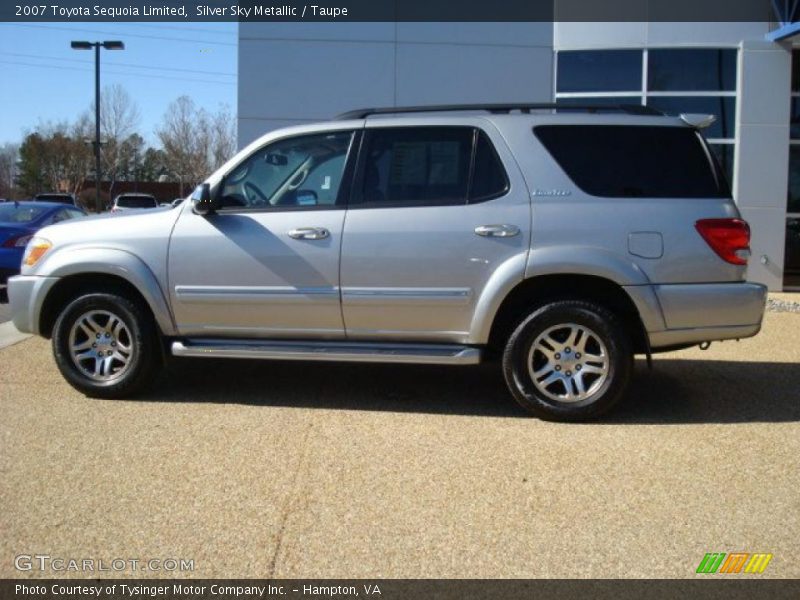 Silver Sky Metallic / Taupe 2007 Toyota Sequoia Limited