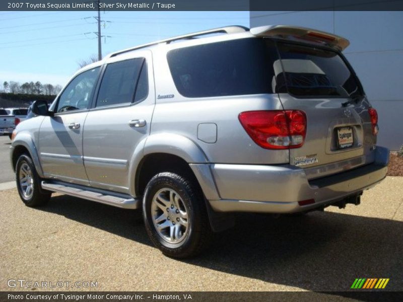 Silver Sky Metallic / Taupe 2007 Toyota Sequoia Limited