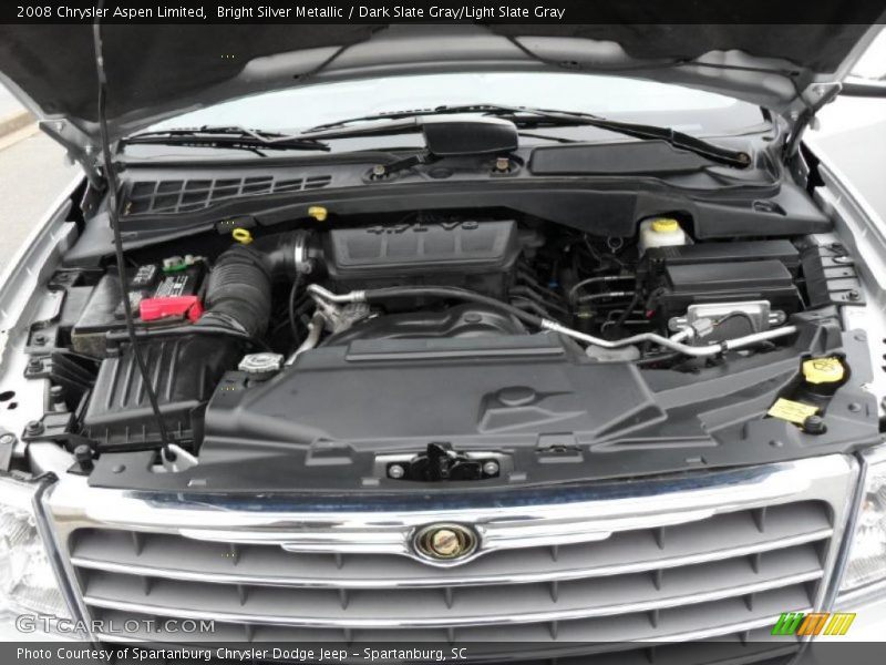 Bright Silver Metallic / Dark Slate Gray/Light Slate Gray 2008 Chrysler Aspen Limited