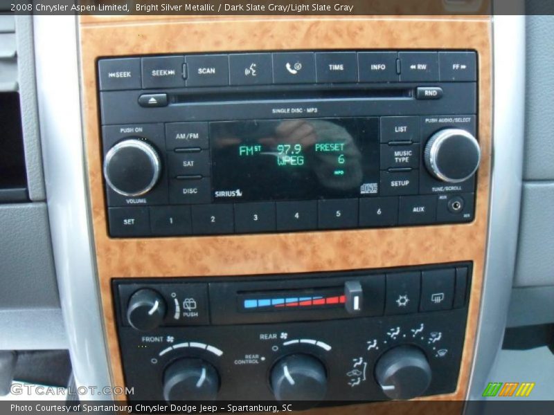 Bright Silver Metallic / Dark Slate Gray/Light Slate Gray 2008 Chrysler Aspen Limited