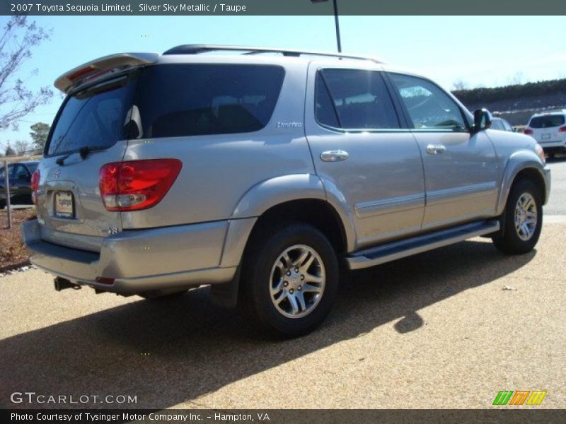 Silver Sky Metallic / Taupe 2007 Toyota Sequoia Limited