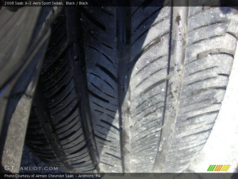 Black / Black 2008 Saab 9-3 Aero Sport Sedan