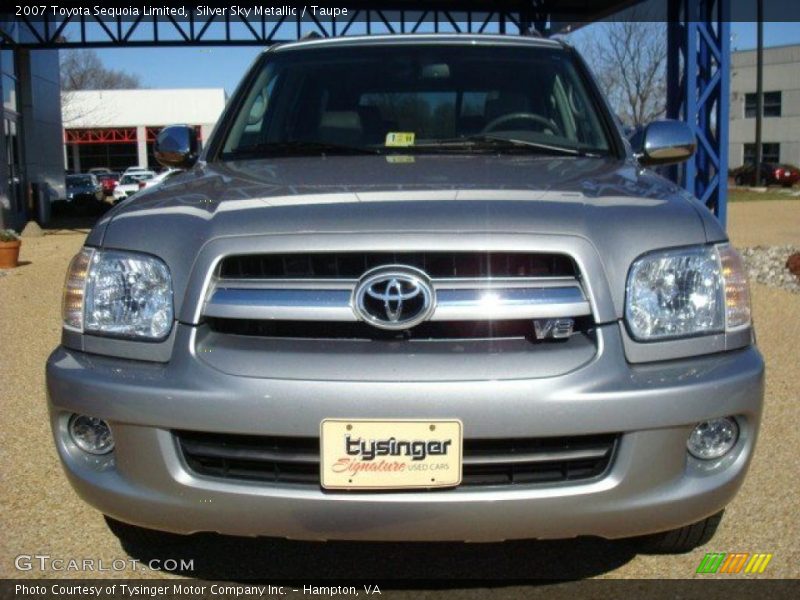 Silver Sky Metallic / Taupe 2007 Toyota Sequoia Limited