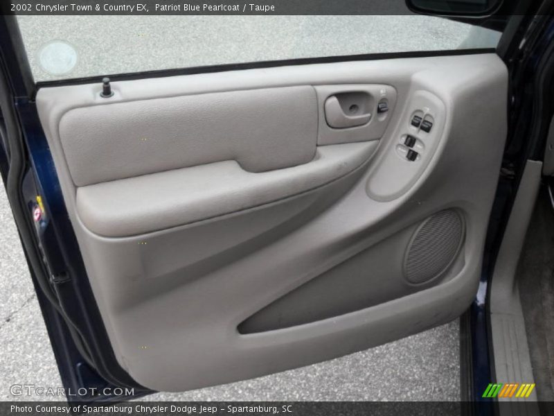 Patriot Blue Pearlcoat / Taupe 2002 Chrysler Town & Country EX