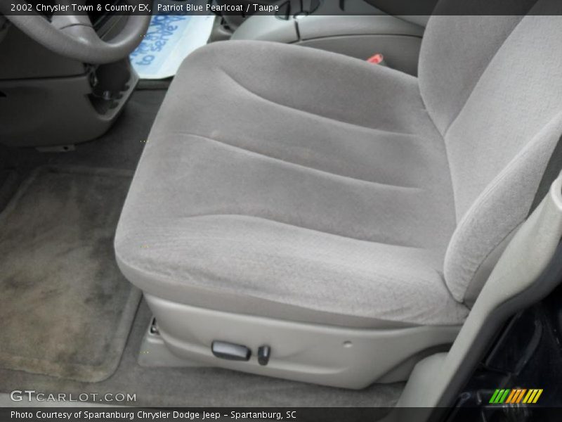 Patriot Blue Pearlcoat / Taupe 2002 Chrysler Town & Country EX