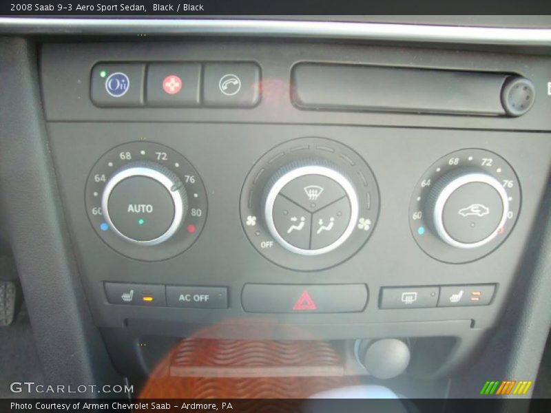 Black / Black 2008 Saab 9-3 Aero Sport Sedan