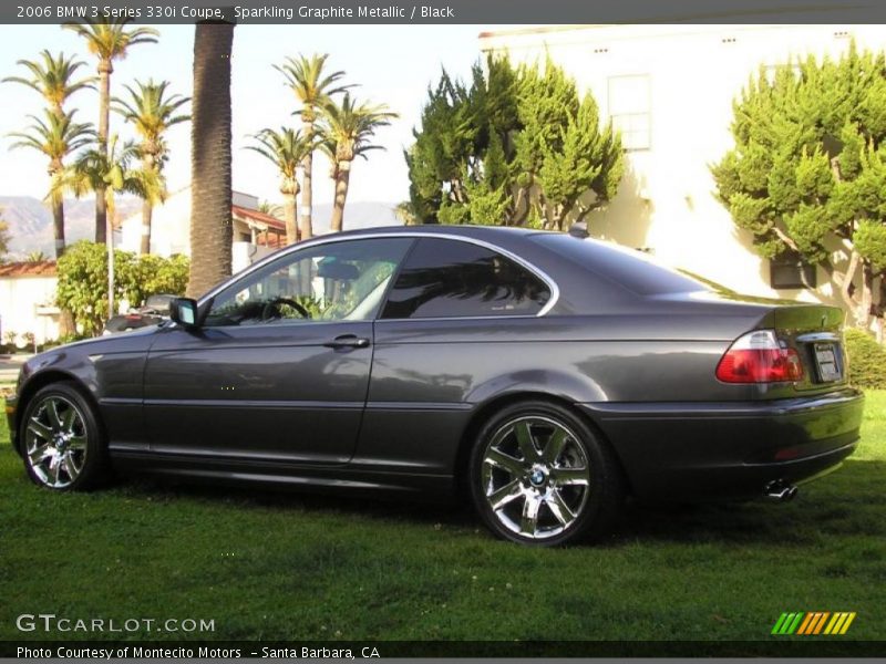 Sparkling Graphite Metallic / Black 2006 BMW 3 Series 330i Coupe