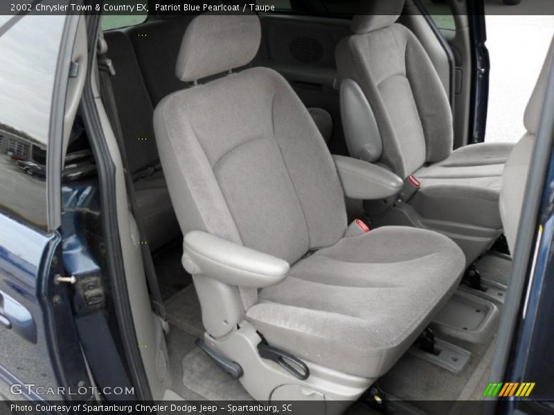 Patriot Blue Pearlcoat / Taupe 2002 Chrysler Town & Country EX